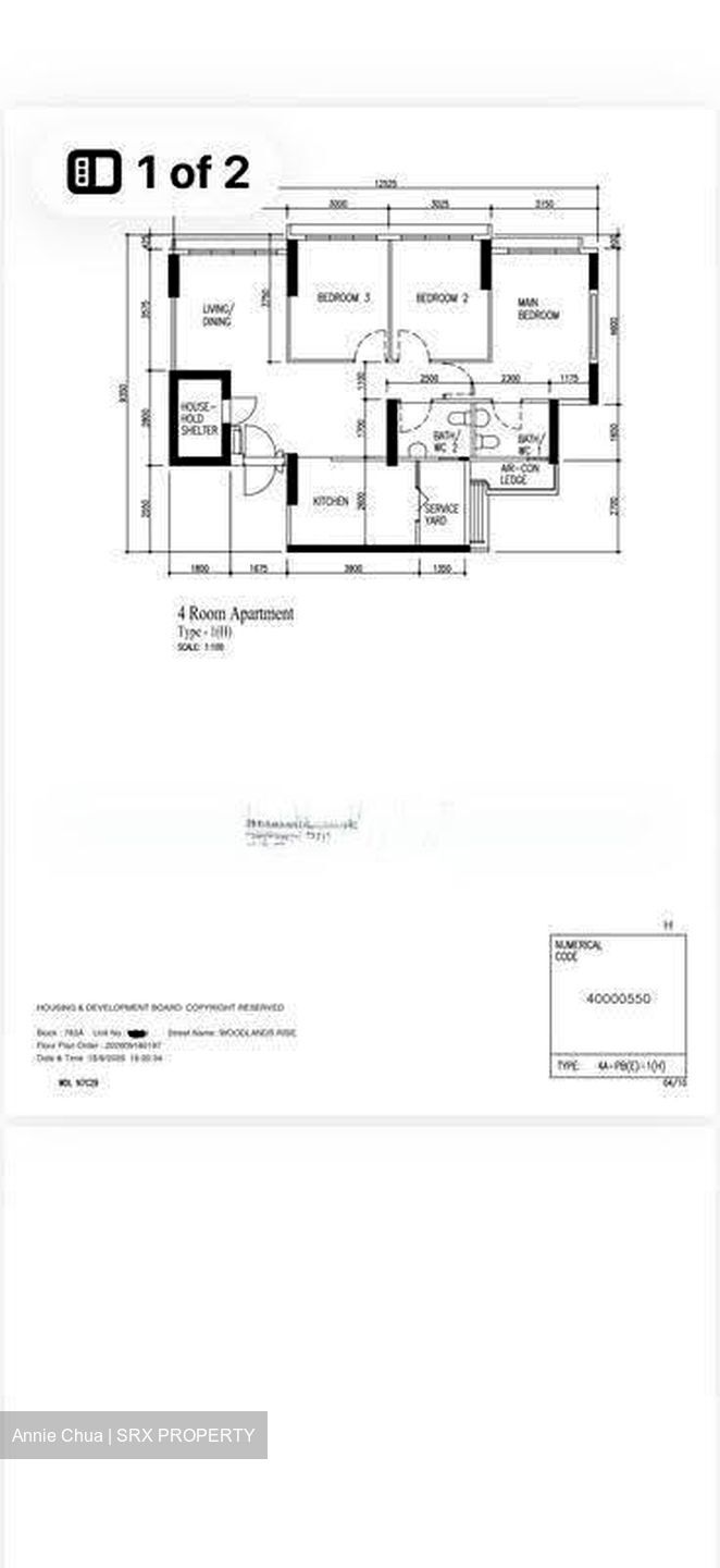 Blk 783A Woodlands Pasture I (Woodlands), HDB 4 Rooms #620239631